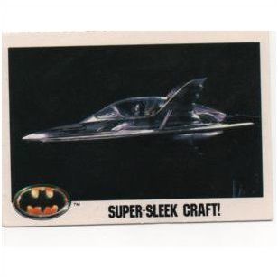 1989 Topps Batman the Movie trading card # 108 Super Sleek Craft