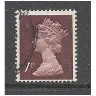 X874 7p Purple-Brown (2 Bands).Fine Used.14h