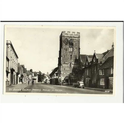 Warwickshire HENLEY IN ARDEN Church Postcard by RA (6628)