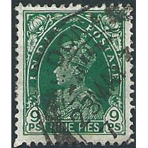 India 1937 SG249 9 Pies Green Fine Used ....