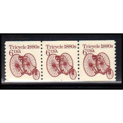 2126 6c Tricycle Fine MNH Dry Gum PNC 1/3 PA2580