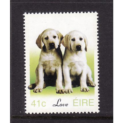 IRELAND 2003 LOVE 2003 41c LABRADOR PUPS U/M MINT