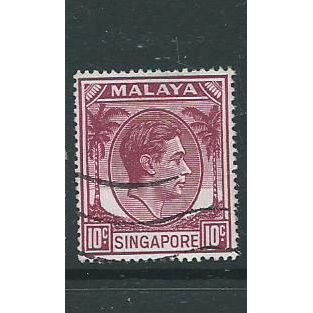 singapore stamp sg22 sg 22 vfu