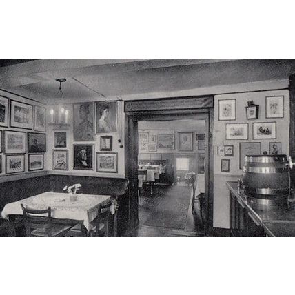 Papi's Weinstuben Bad Pyrmont Wiesenweg Hotel German Real Photo Postcard