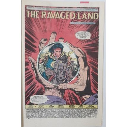 Conan the King #35, July 1986, Marvel
