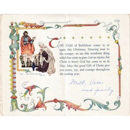 United States 1959 Wyandotte MICH-Leicester UK Christmas Lettercard VGC