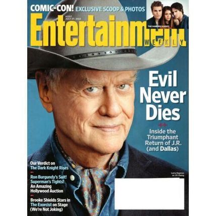 ENTERTAINMENT WEEKLY-JULY 27, 2012-DALLAS-J.R.-NEW-FAST SHIPPING