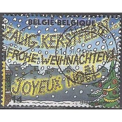Belgique 1996 Michel 2724 O Cote (2008) 0.80 € Voeux de Noël Cachet rond