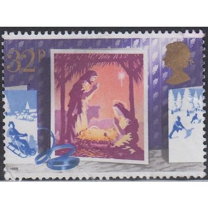 GB, 1988 32p Christmas, SG 1417 (Scott #1237), used.
