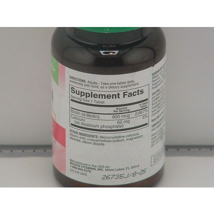 Peoples Choice Biotin 30 Tablets
