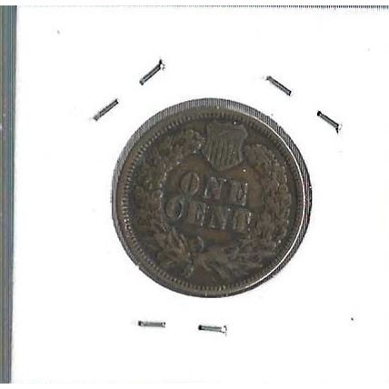 1862 US Indian Head Cent F