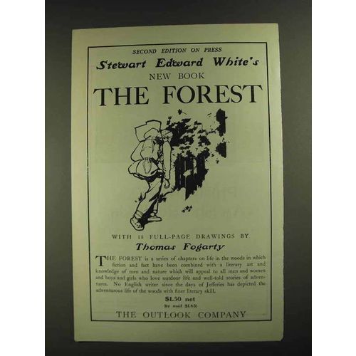 1903 The Forest Book by Stewart Edward White Ad