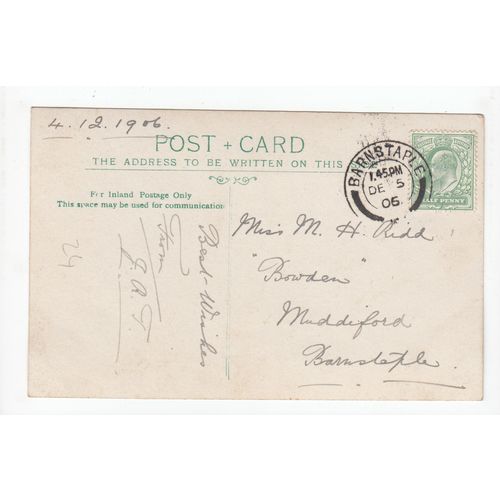 Ploughing Match at Marwood near Barnstaple Devon 1906 Animated Postcard A