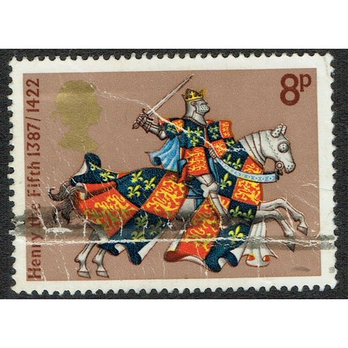 1974 Medieval Warriors 8p Multicoloured SG960 AvU
