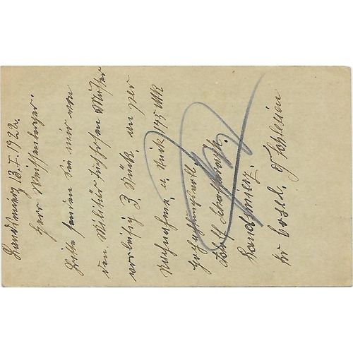 Poland, Haute Sileste Postal Sta 1922 Border War with Germany, Gosel