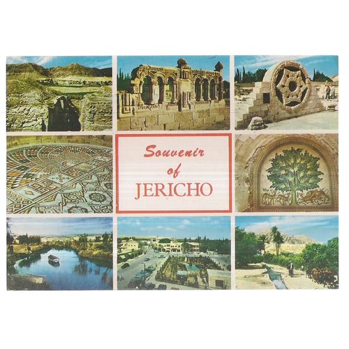 multiview, JERICHO, ISRAEL.. used vintage postcard 1978.. #
