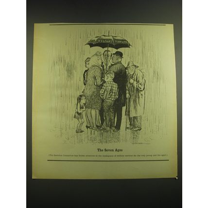 1968 Cartoon by Leslie Illingworth - The Seven Ages