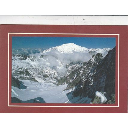 Massif de Mont Blanc France Postcard posted 1987 VGC