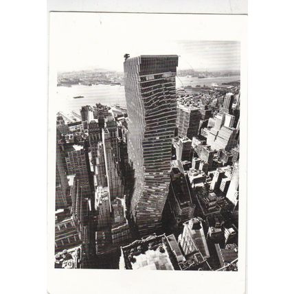 Pol Berry Manhattan Postcard unused crease