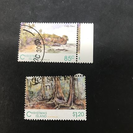 Christmas Islands - 1993 - Scenic Views - pair