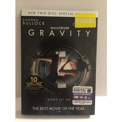 Gravity with Sandra Bullock Movie Two DVD Set