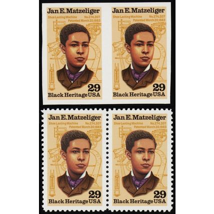 2567c, MNH 29¢ Imperforate Error Pair With Normal - Stuart Katz