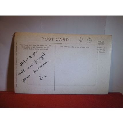 THE SMITHY by J.W.G. used antique postcard by Philco Publishers Co. #