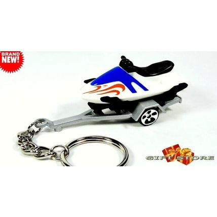 GREAT GIFT KEYCHAIN JET SKI SEA DOO WATERCRAFT JETSKI BOAT & TRAILER HAULER