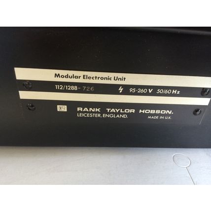 TAYLOR HOBSON 112/1288-726 MODULAR ELECTRONIC PLC UNIT,95-260VAC,rank taylor,BF