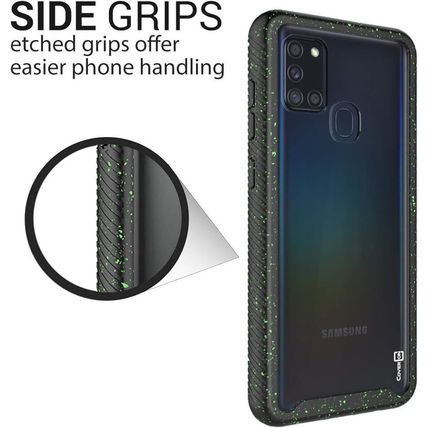 CoverON Samsung Galaxy A21s Case-SPOTTED GREEN-NEW-FAST SHIPPING