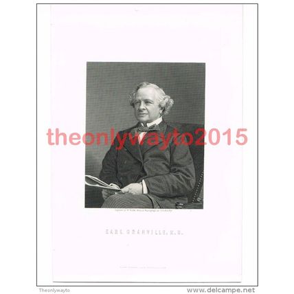 Earl Granville KG, Book Illustration (Print), c1890