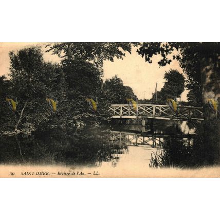 Saint Omer, Riviere De l'Aa, France, LL 50 Postcard