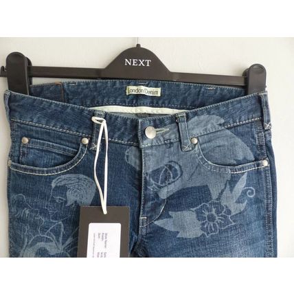 London Denim Laser Etched Japanese Denim Jeans waist 28" Sailors Story Jeans