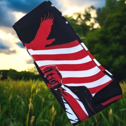 Trump Socks - Assassination Attempt - Stars & Strips