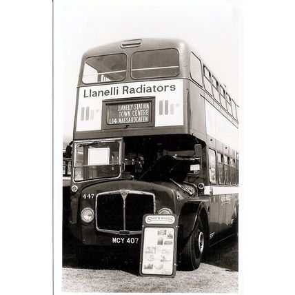Black & White Photograph of South Wales Transport Co. Ltd. - MCY 407