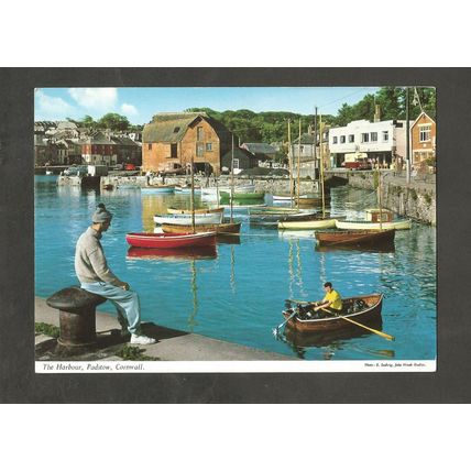 Postcard Cornwall John Hinde 2DC90 Padstow Harbour