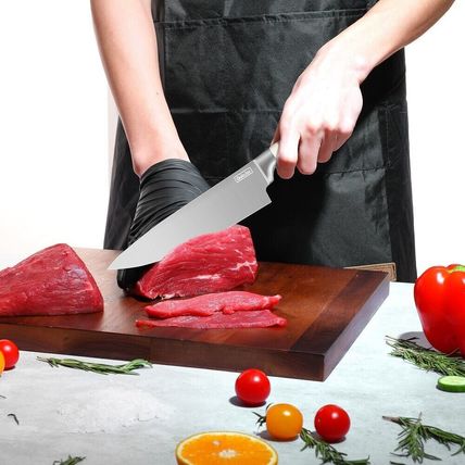Chef Lover White Knife Set 9 Piece Razor Sharp Forged High Carbon Japanese