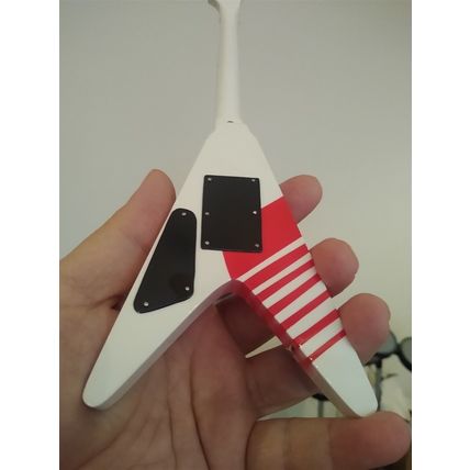 BUCKETHEAD - Jackson Flying V White 1:4 Scale Replica Guitar ~New~