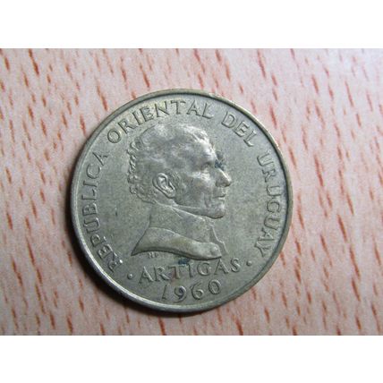 Uruguay 1960 10 Centesimos Coin