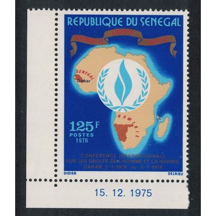 Senegal Intl Rights of Man Corner 1976 MNH SG#580 Sc#418