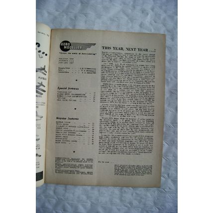 1957 Aeromodeller Magazine - January