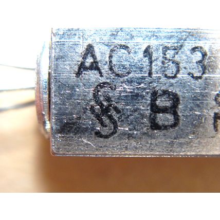 AC153K Siemens PNP Germanium Audio Vintage Early 1960's Transistor NOS Fuzz Box
