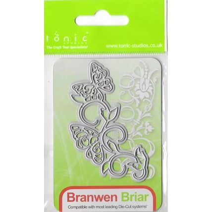 Tonic Studios. Branwen Briar Die Set. Die Cutting Cardmaking Scrapbooking Crafts