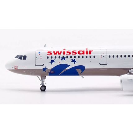 AIRBUS A321-111 SWISSAIR REG: HB-IOH WITH STAND - WB MODELS B321IOH 1/200