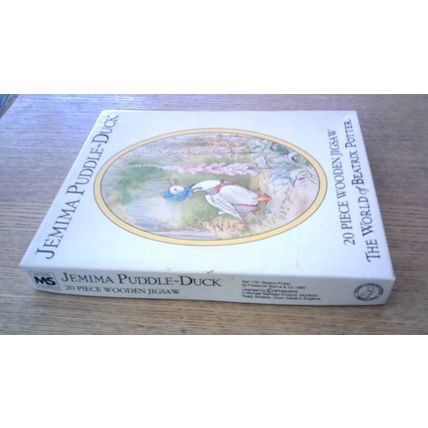 THE WORLD OF BEATRIX POTTER: JEMIMA PUDDLE-DUCK Wooden Jigsaw (20 Piece) 1985