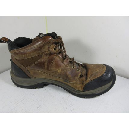 ARIAT ATS Terrain Brown Leather Boots Hiking Work Shoes (34524) Size 12D Mens