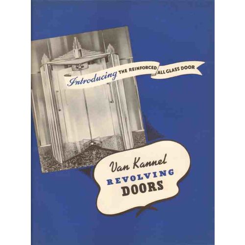 van kannel revolving door company 1941 all glass vintage catalog