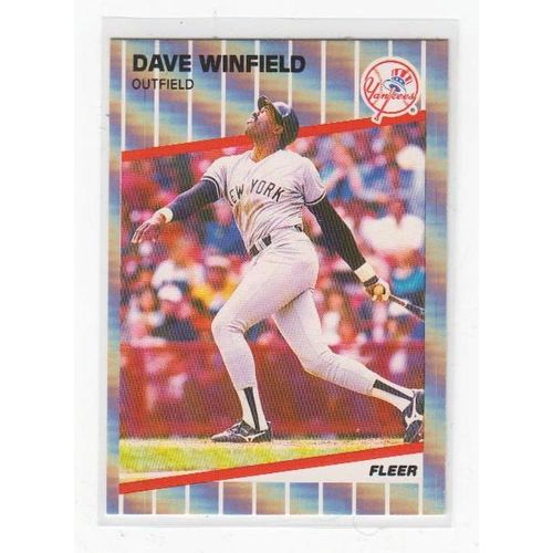 1989 Fleer Dave Winfield baseball card #274 – Yankees