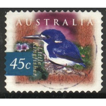Australia stamps 1997 - SG1682 - 45c multi - Mangrove Kingfisher - used
