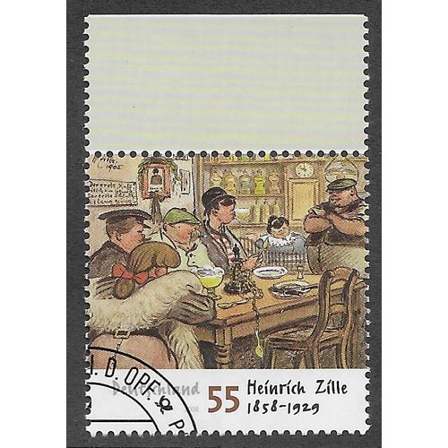 GER 2008 55c 'HEINRICH ZILLE' FINE USED (EBID57-077)